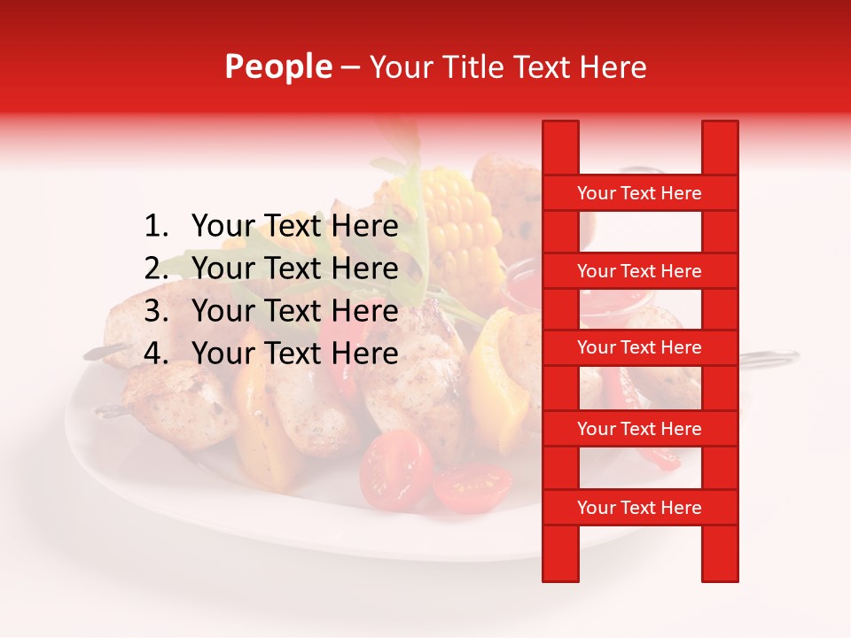 Roasted Closeup Lunch PowerPoint Template