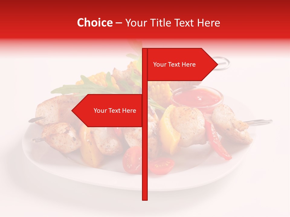 Roasted Closeup Lunch PowerPoint Template