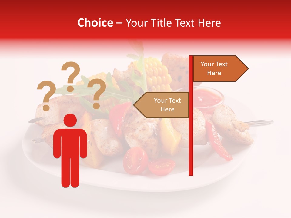 Roasted Closeup Lunch PowerPoint Template