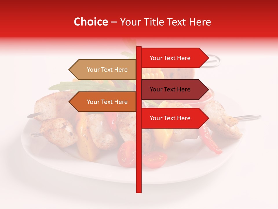 Roasted Closeup Lunch PowerPoint Template