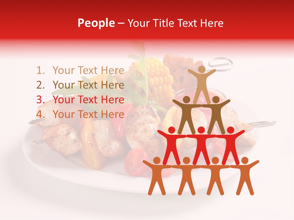 Roasted Closeup Lunch PowerPoint Template