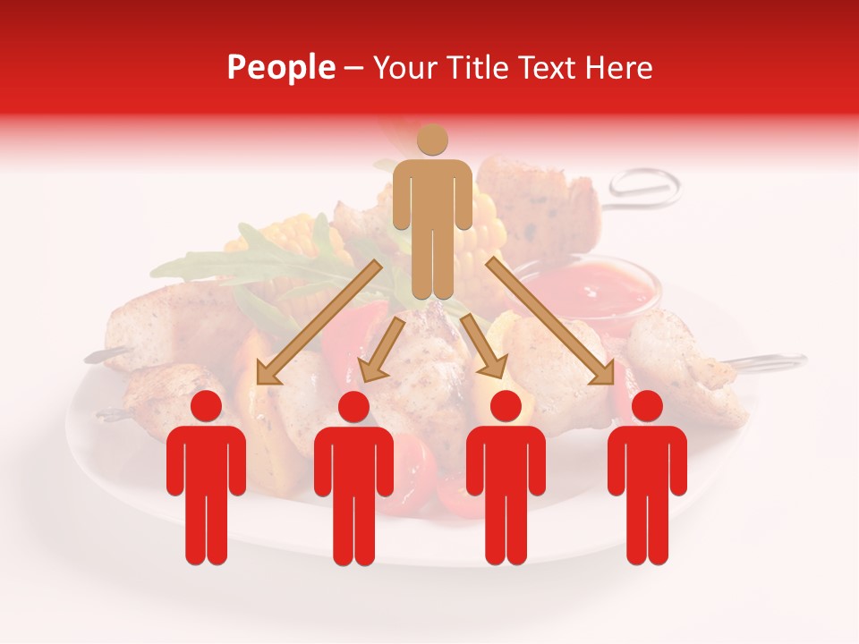 Roasted Closeup Lunch PowerPoint Template