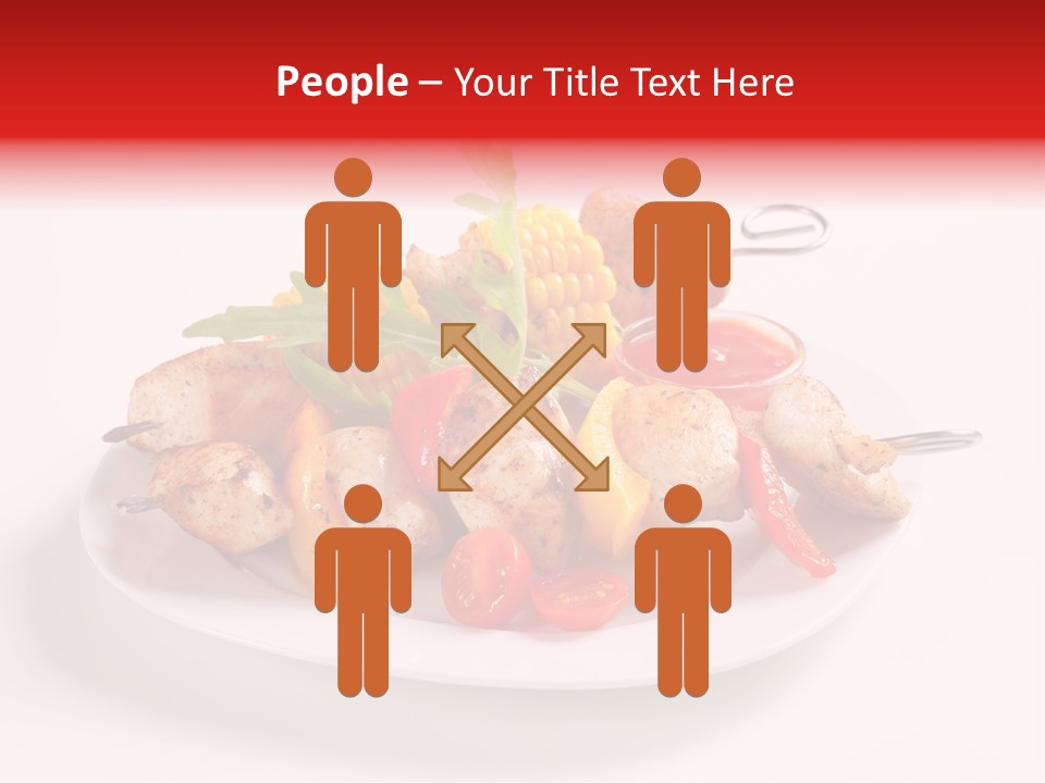 Roasted Closeup Lunch PowerPoint Template
