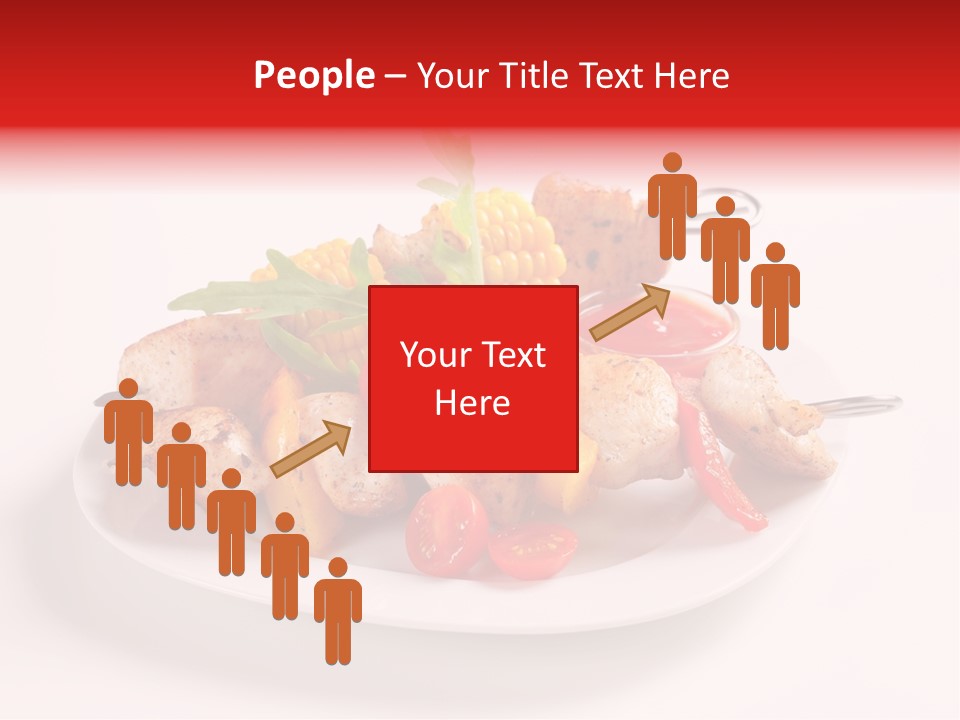 Roasted Closeup Lunch PowerPoint Template
