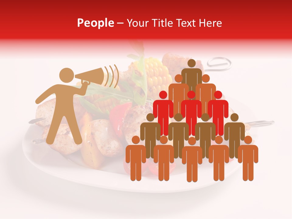 Roasted Closeup Lunch PowerPoint Template