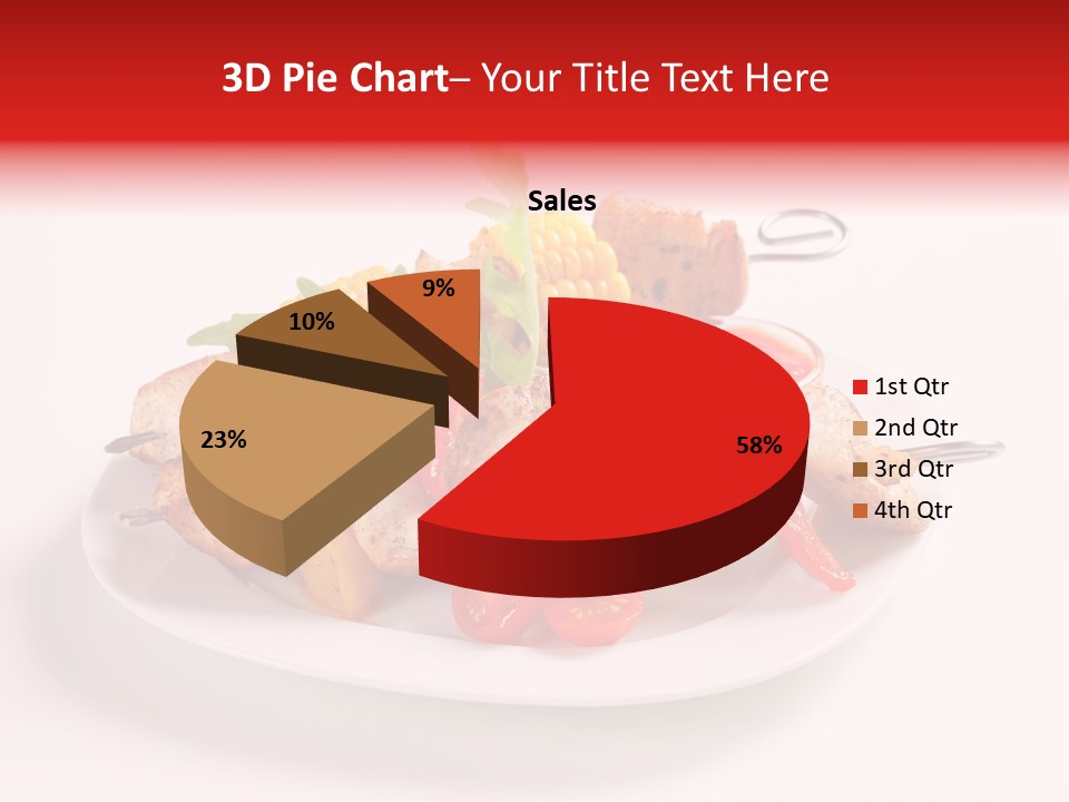 Roasted Closeup Lunch PowerPoint Template