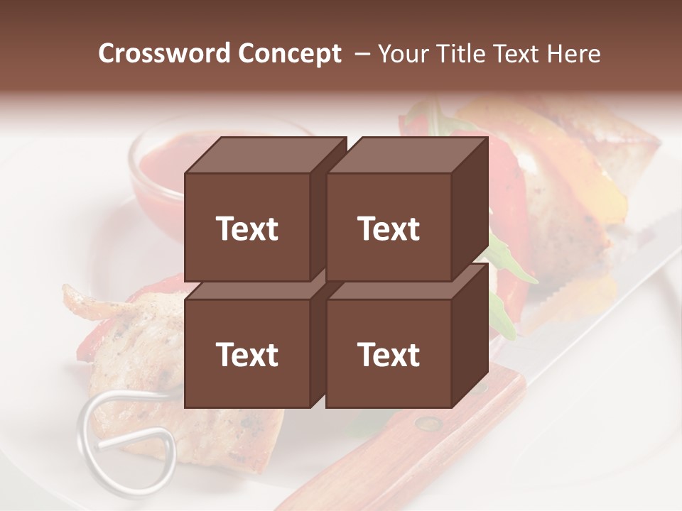 Barbecue Kabob Dinner PowerPoint Template