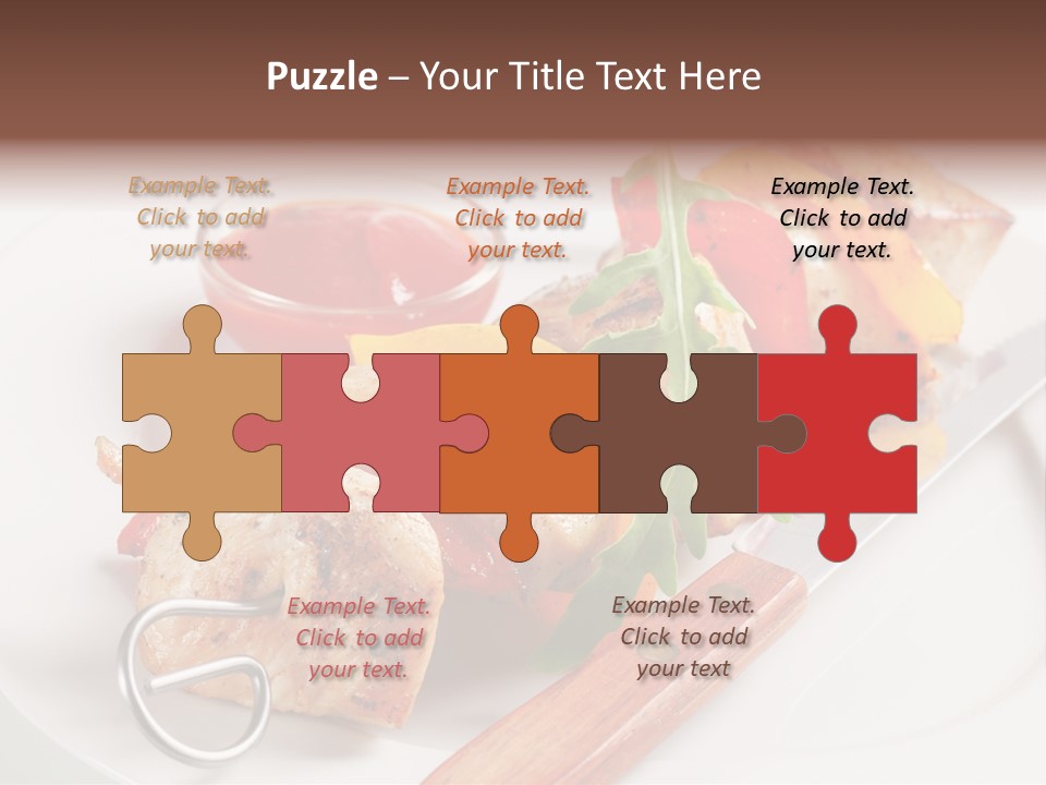 Barbecue Kabob Dinner PowerPoint Template