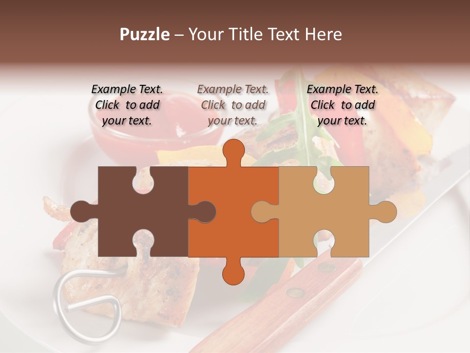 Barbecue Kabob Dinner PowerPoint Template