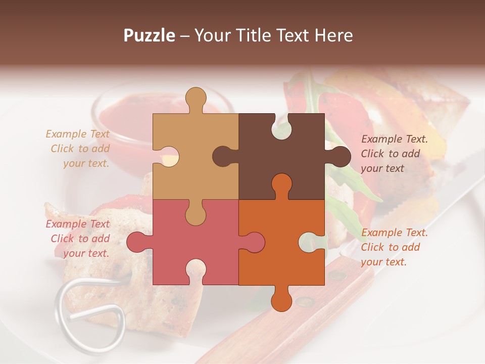 Barbecue Kabob Dinner PowerPoint Template