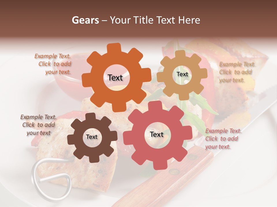 Barbecue Kabob Dinner PowerPoint Template