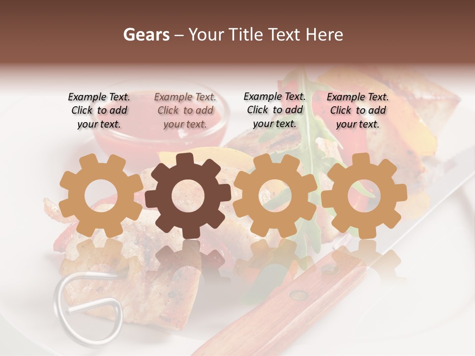 Barbecue Kabob Dinner PowerPoint Template