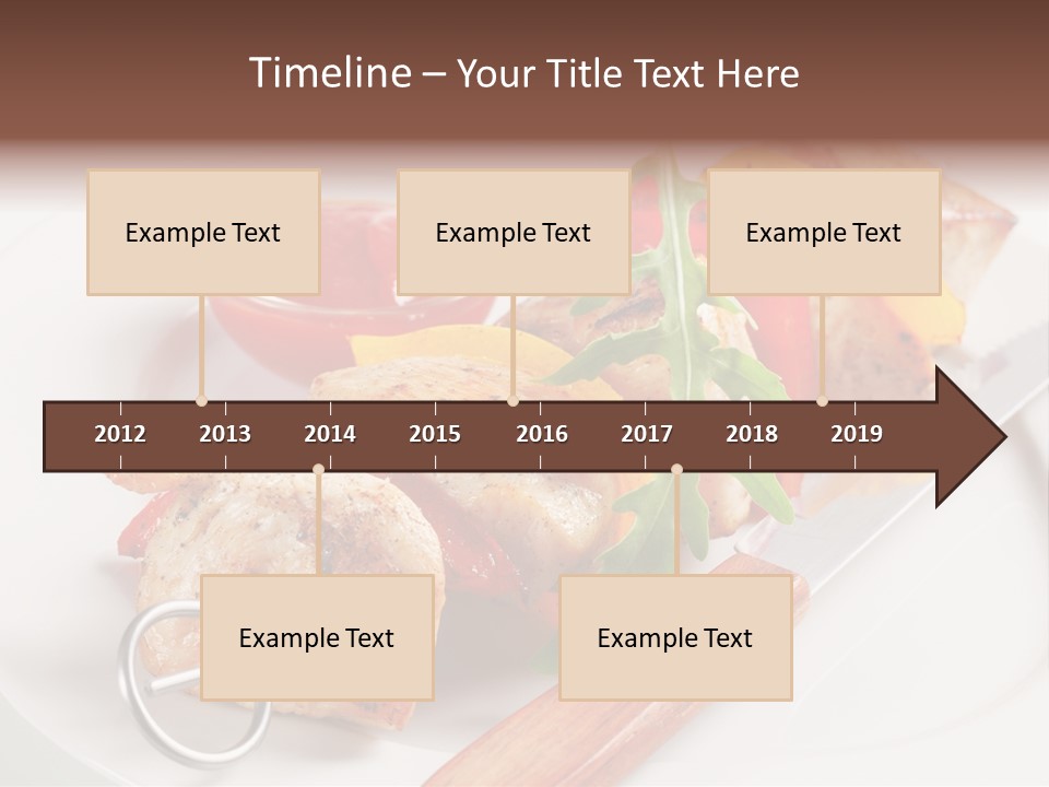 Barbecue Kabob Dinner PowerPoint Template