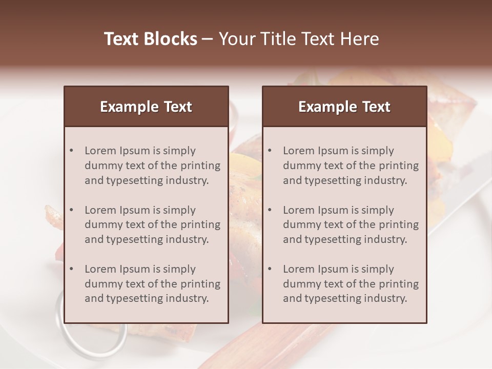 Barbecue Kabob Dinner PowerPoint Template