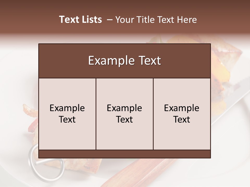 Barbecue Kabob Dinner PowerPoint Template