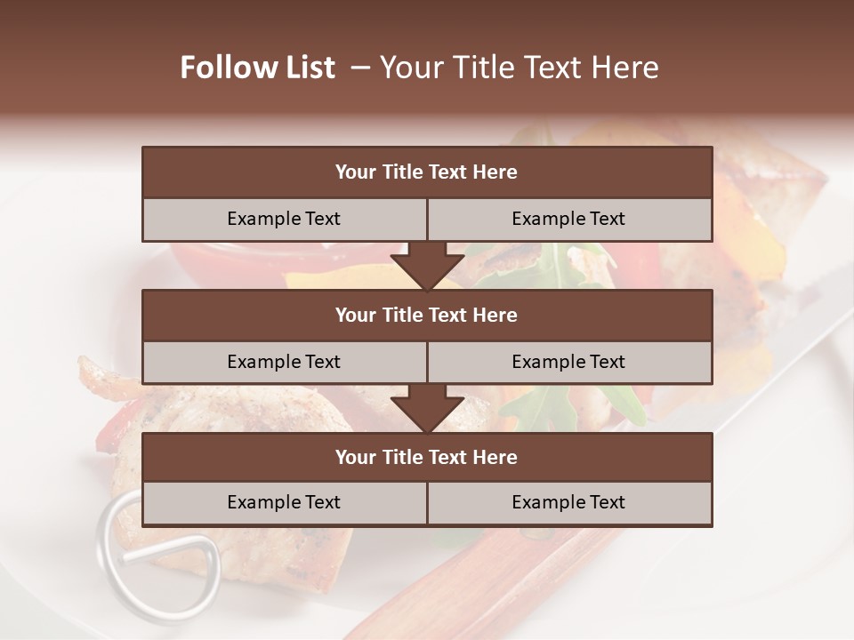 Barbecue Kabob Dinner PowerPoint Template