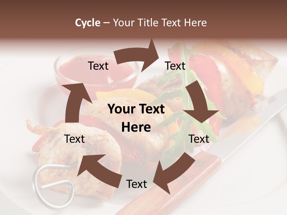 Barbecue Kabob Dinner PowerPoint Template