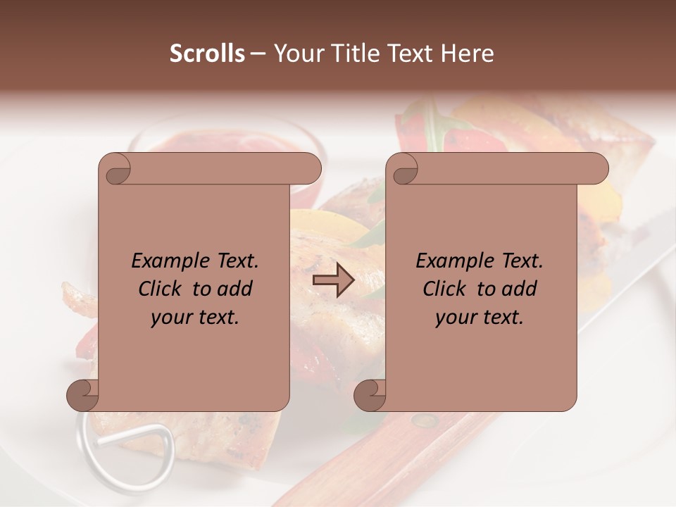 Barbecue Kabob Dinner PowerPoint Template