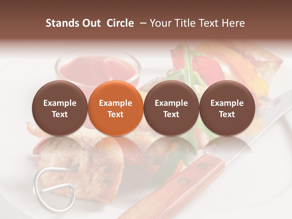 Barbecue Kabob Dinner PowerPoint Template