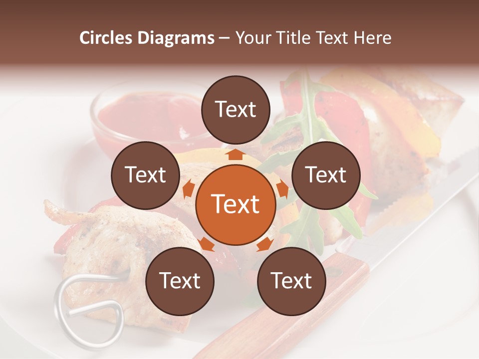 Barbecue Kabob Dinner PowerPoint Template