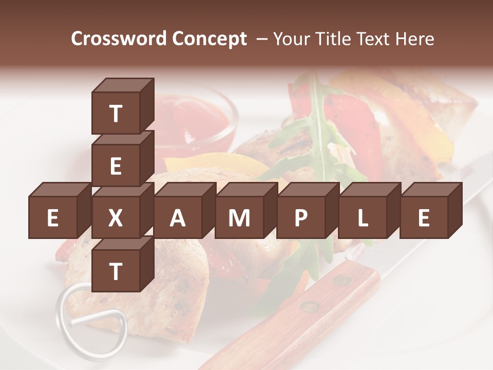 Barbecue Kabob Dinner PowerPoint Template