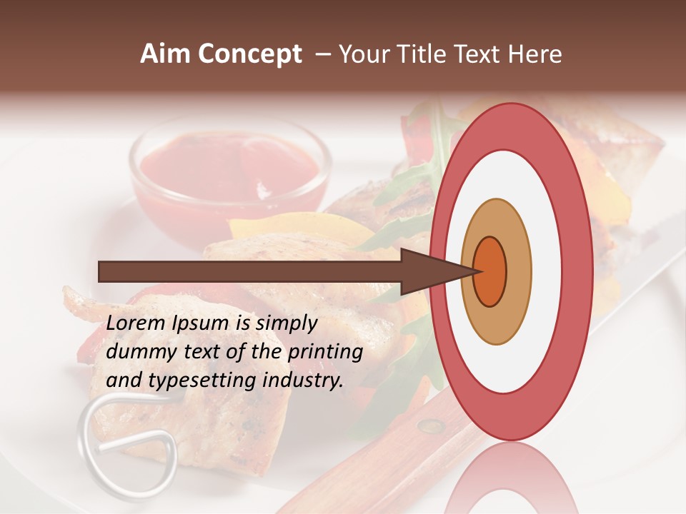 Barbecue Kabob Dinner PowerPoint Template