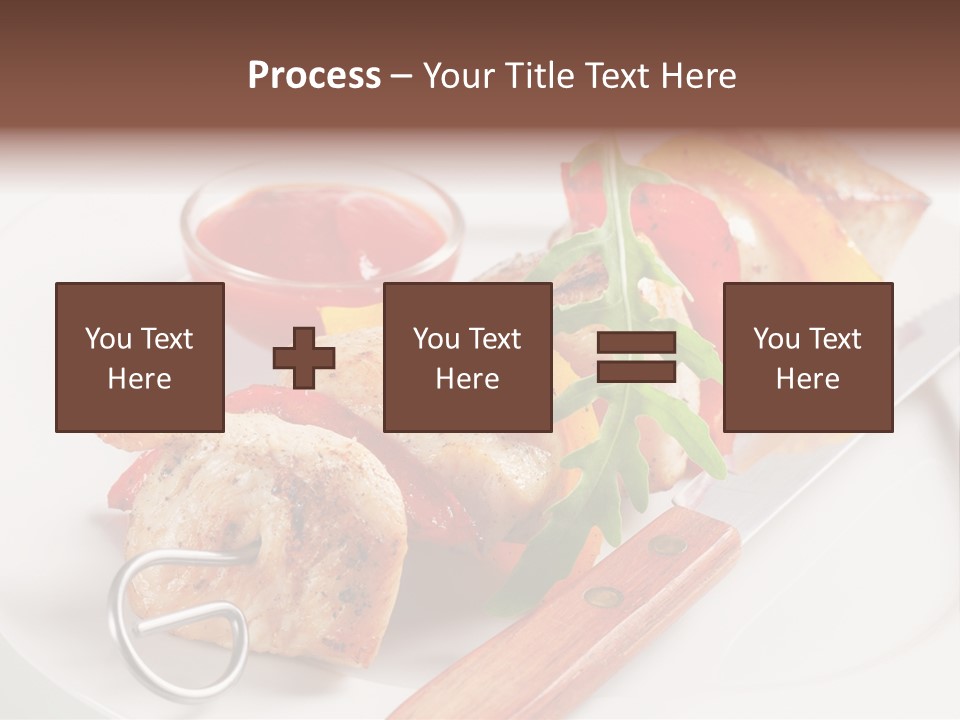 Barbecue Kabob Dinner PowerPoint Template
