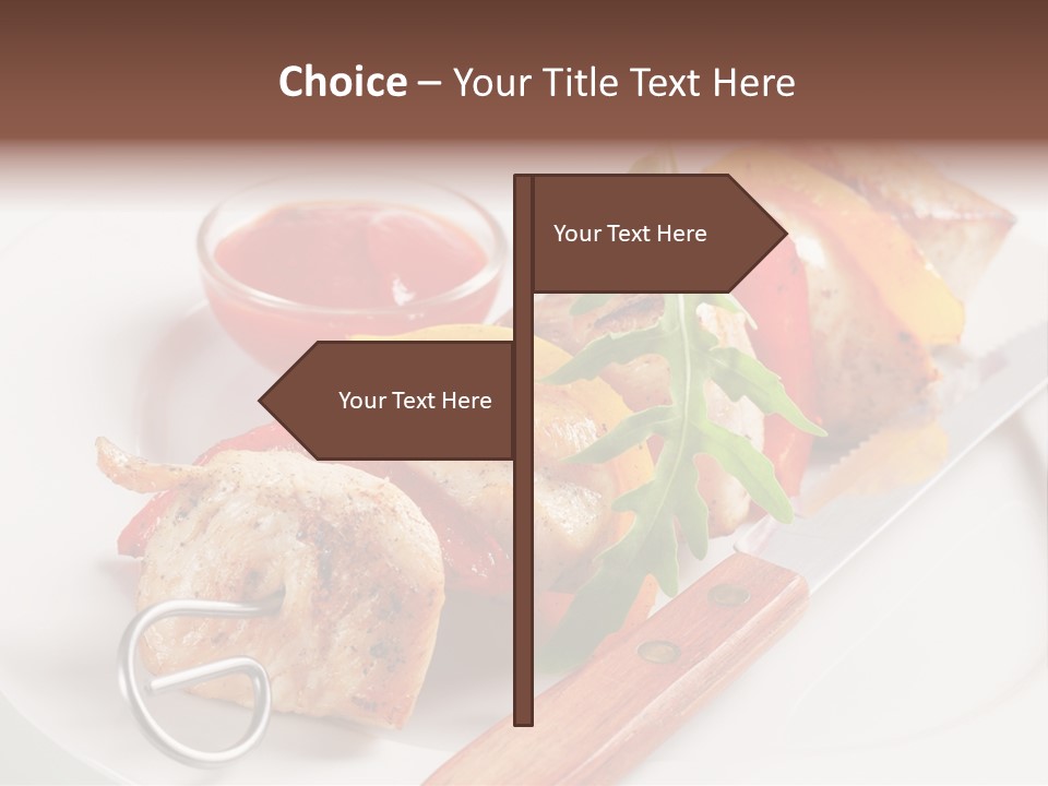 Barbecue Kabob Dinner PowerPoint Template