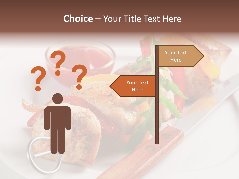 Barbecue Kabob Dinner PowerPoint Template