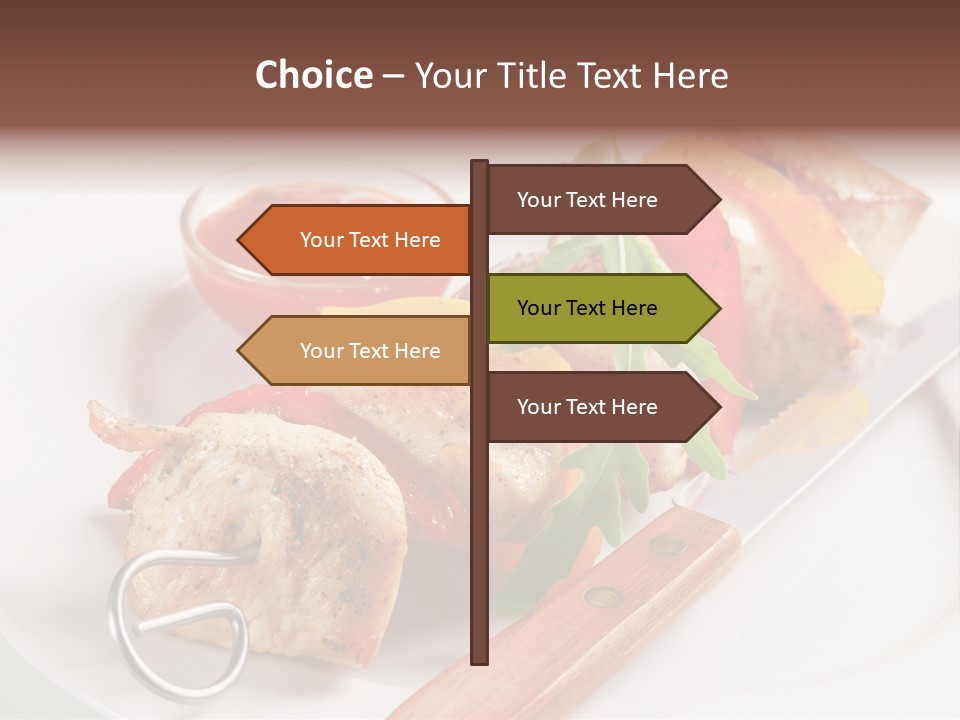 Barbecue Kabob Dinner PowerPoint Template
