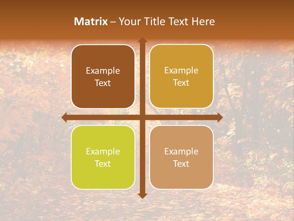 Leaf Woods Foliage PowerPoint Template