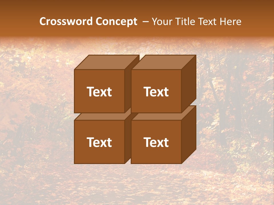 Leaf Woods Foliage PowerPoint Template