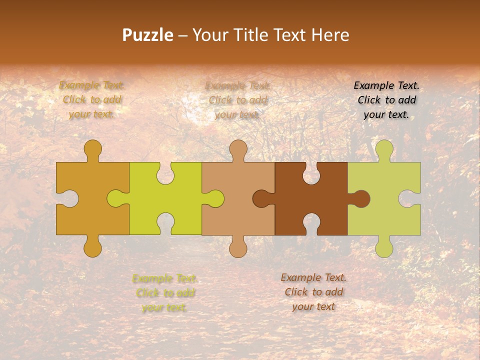 Leaf Woods Foliage PowerPoint Template