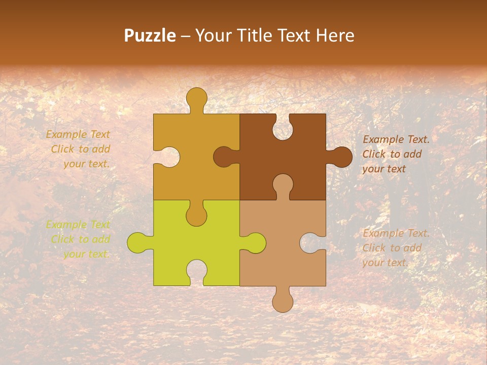 Leaf Woods Foliage PowerPoint Template