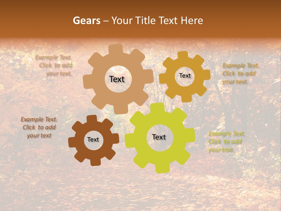 Leaf Woods Foliage PowerPoint Template