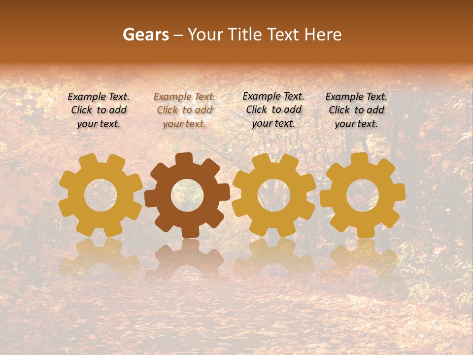 Leaf Woods Foliage PowerPoint Template