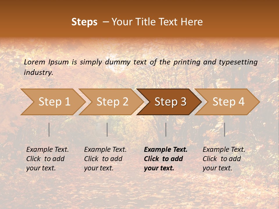 Leaf Woods Foliage PowerPoint Template