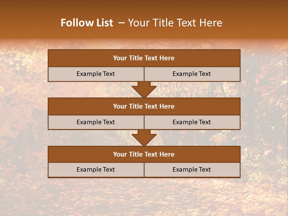 Leaf Woods Foliage PowerPoint Template