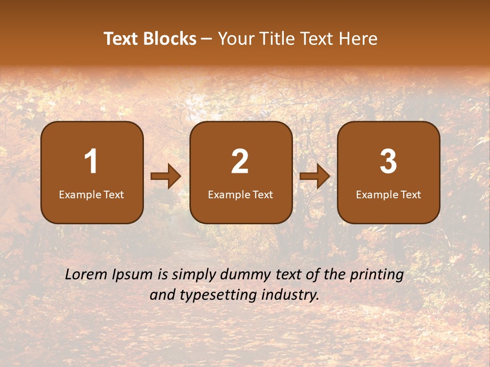 Leaf Woods Foliage PowerPoint Template