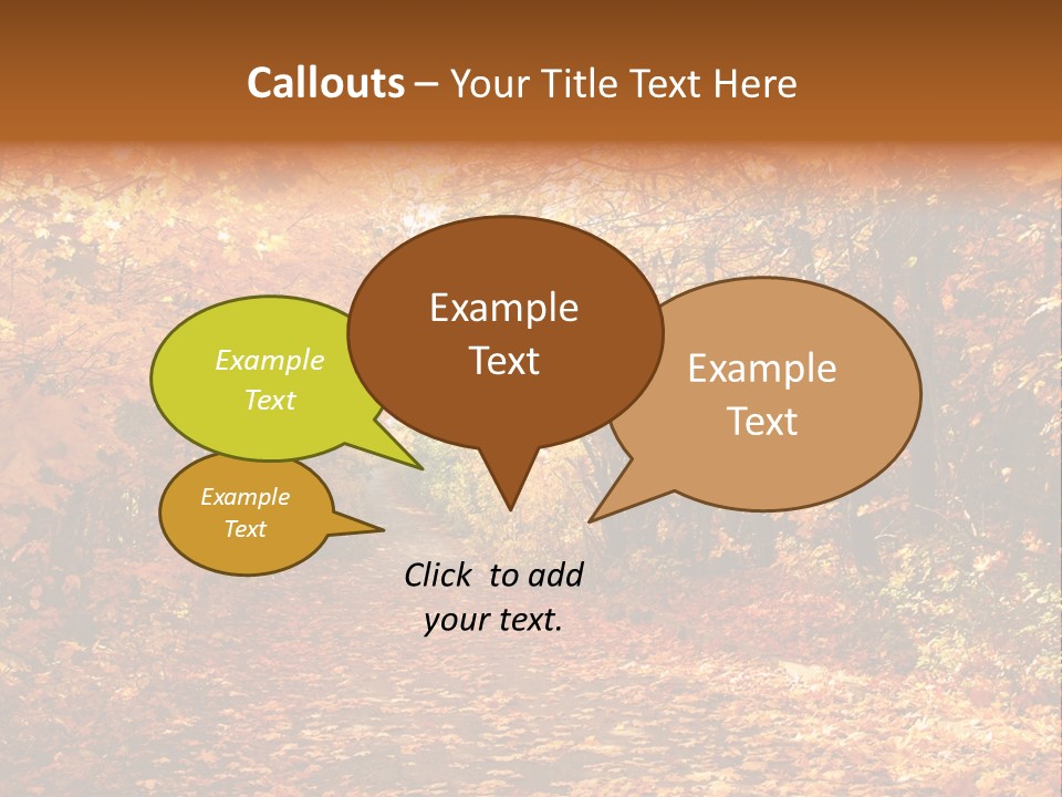 Leaf Woods Foliage PowerPoint Template