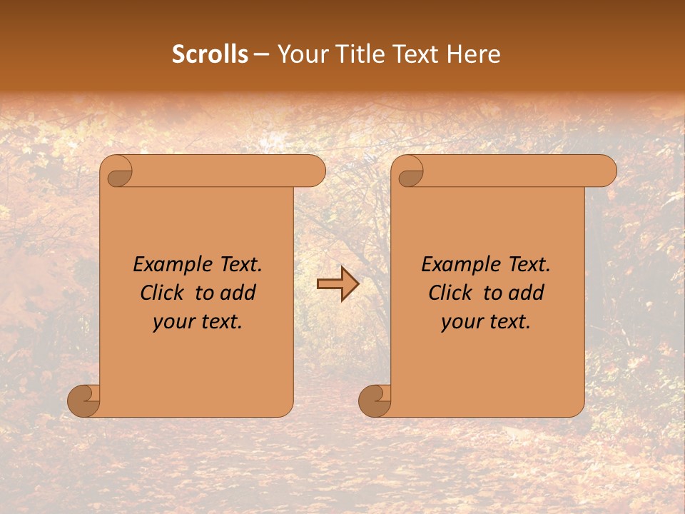 Leaf Woods Foliage PowerPoint Template
