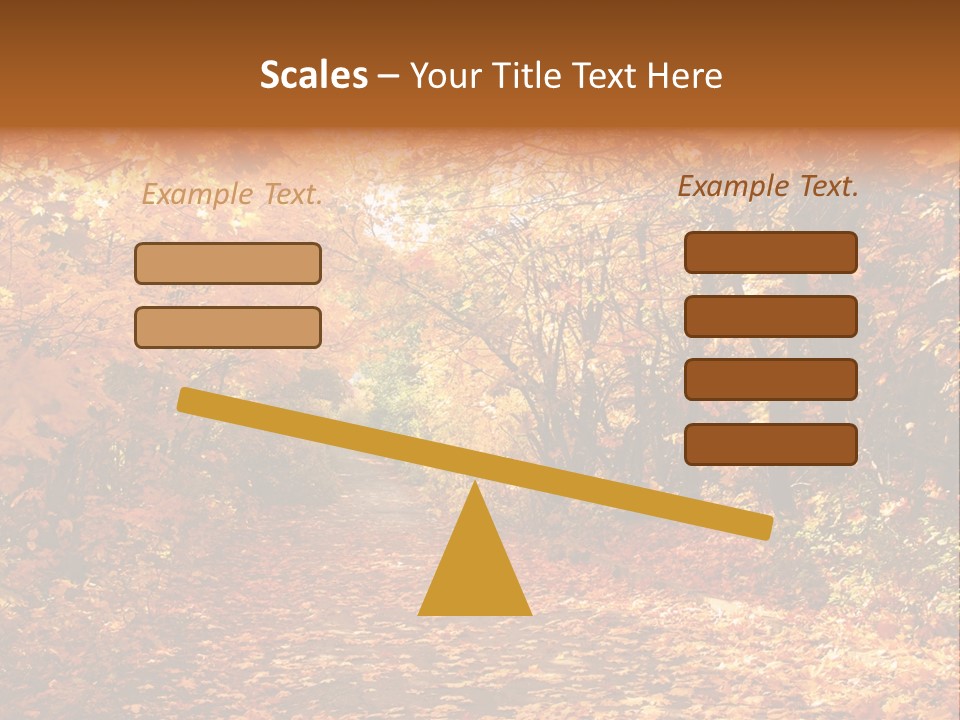 Leaf Woods Foliage PowerPoint Template