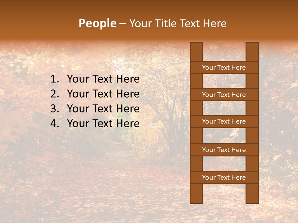 Leaf Woods Foliage PowerPoint Template