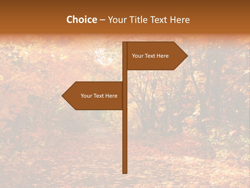 Leaf Woods Foliage PowerPoint Template