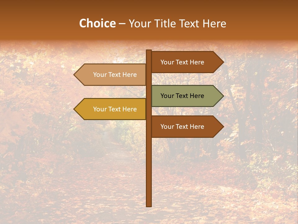 Leaf Woods Foliage PowerPoint Template