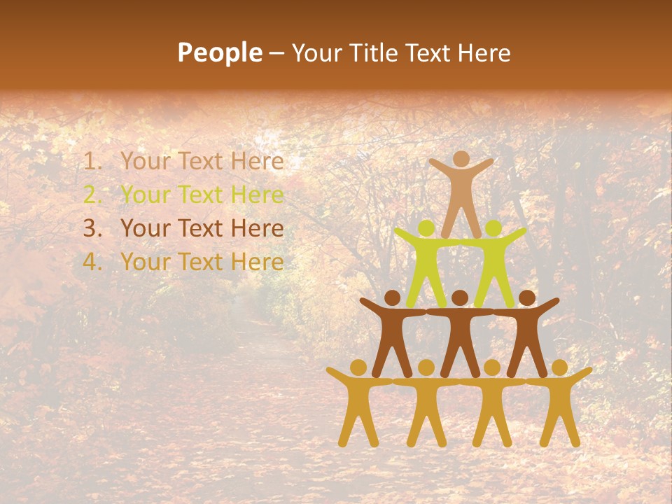 Leaf Woods Foliage PowerPoint Template