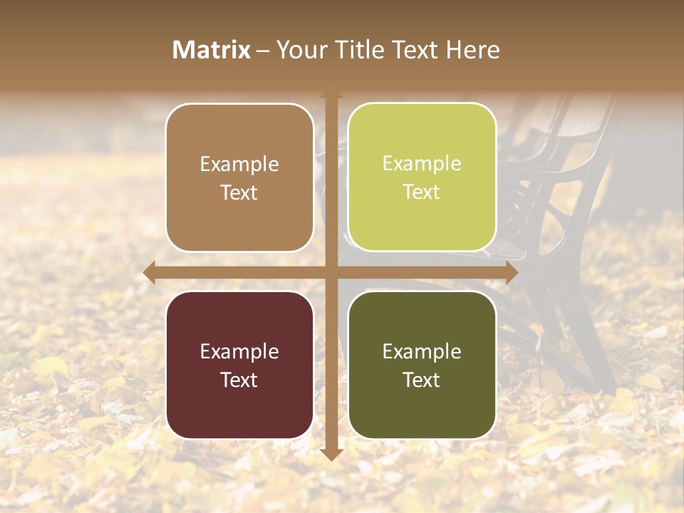 November Leaves Woods PowerPoint Template