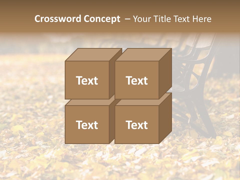 November Leaves Woods PowerPoint Template