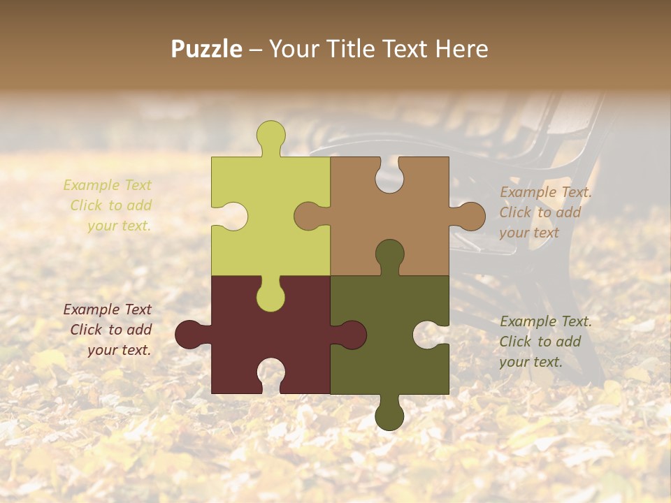 November Leaves Woods PowerPoint Template