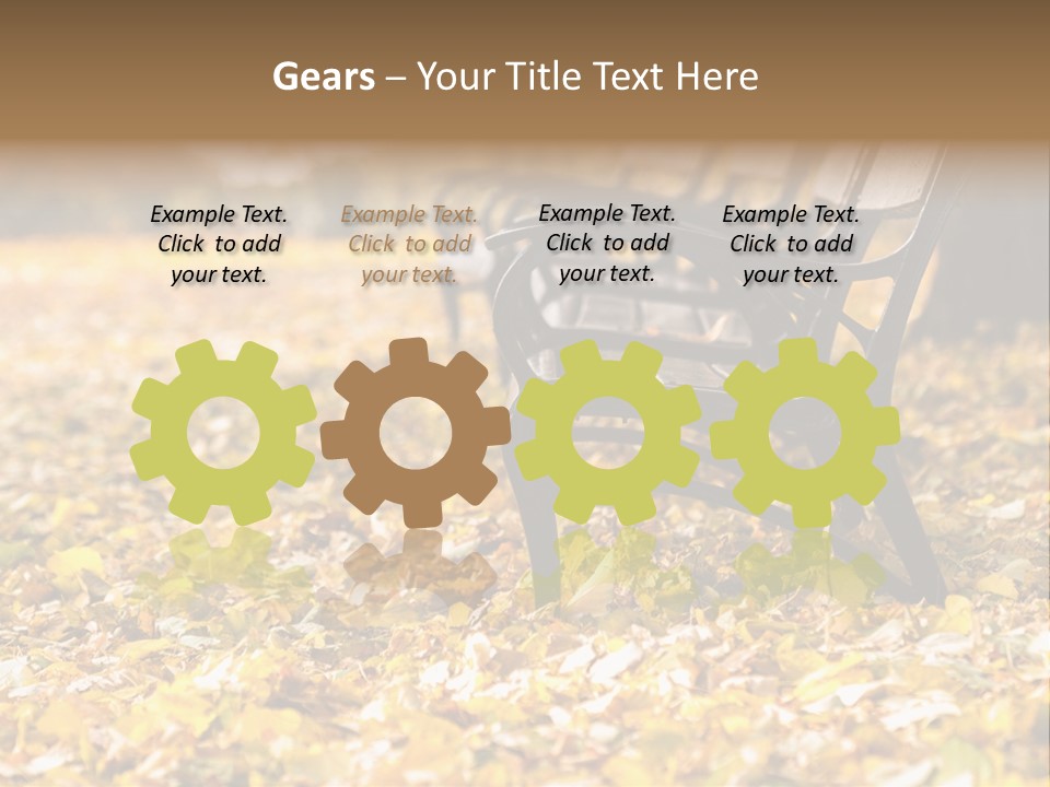 November Leaves Woods PowerPoint Template